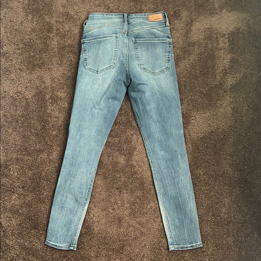 Express High Rise Ankle Jeans - Picture 2 of 5